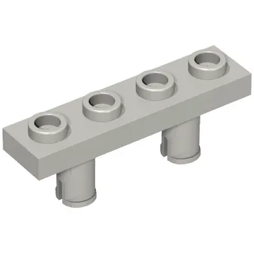 Plate 1 x 4 with 2 Bottom Pins