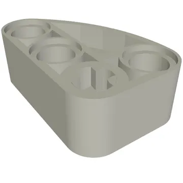 Technic Beam 2 x 3 L-Shape with Quarter Ellipse Thick
