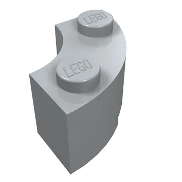 Brick Round Corner 2 x 2 Macaroni with Stud Notch and Reinforced Underside [New Style]