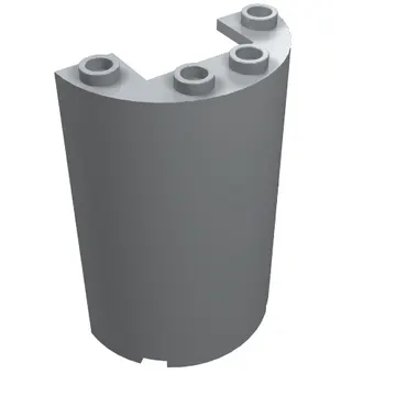 Cylinder Half 2 x 4 x 5 with 1 x 2 cutout