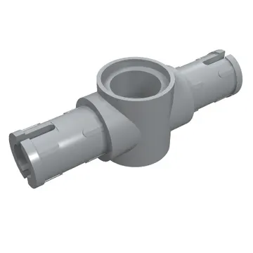 Technic Pin Connector Hub with 2 Pins with Friction Ridges Lengthwise [Big Squared Pin Holes]