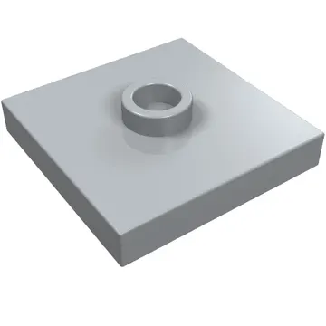 Plate Special 2 x 2 with Groove and Center Stud (Jumper)