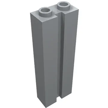 Brick Special 1 x 2 x 5 with Groove