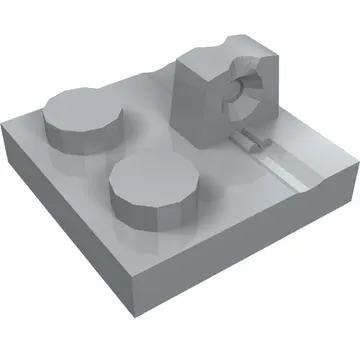 Hinge Plate 2 x 2 Locking with 1 Finger on Top