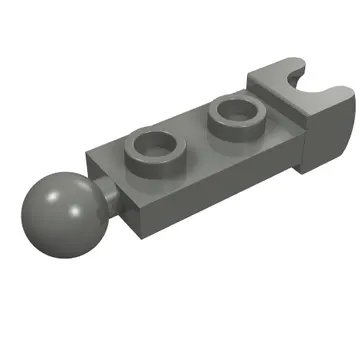 Plate Special 1 x 2 with 5.9mm Towball Socket and Towball