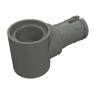 Technic Pin Connector Hub with 1 Pin with Friction Ridges Lengthwise