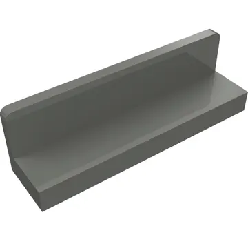 Panel 1 x 4 x 1 with Rounded Corners [Thin Wall]