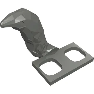 Minifig Hipwear Tail Raccoon / Cat / Fox Costume [Plain]