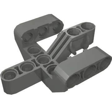 Technic Beam 5 x 5 x 2 Perpendicular Fork 3 Fingers