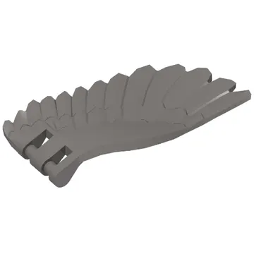 Creature Body Part, Wing 4 x 7 Left with Feathers and Handles for Clips