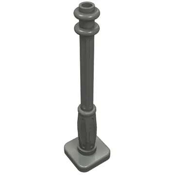 Lamp Post 2 x 2 x 7 with 6 Base Flutes