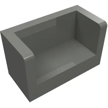Panel 1 x 2 x 1 with Rounded Corners and 2 Sides