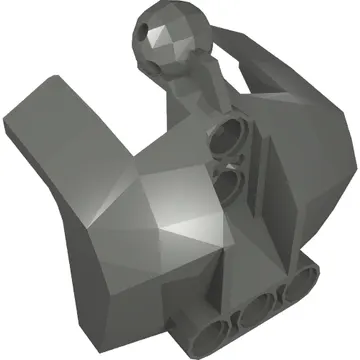 Large Figure Shoulder Cover, Armor with Holes and Ball Joint