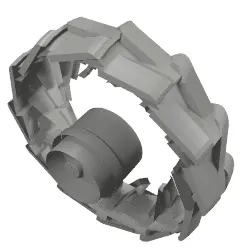 Wheel Hard Plastic Large (54mm D. x 30mm)