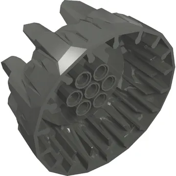 Wheel Hard Plastic with Large Cleats and Flanges (Rock Design)