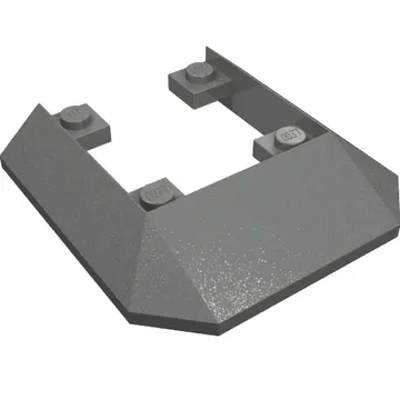 Brick Wedged, Sloped 45° 6 x 6 Double / 33° [Train Roof End]