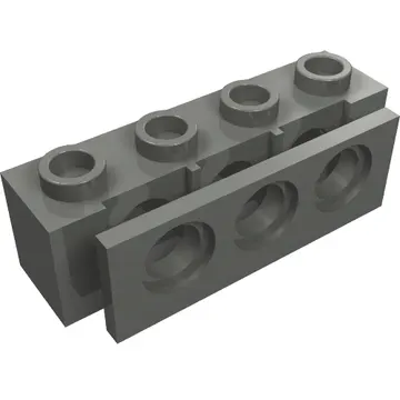Technic Brick 1 x 4 with Bumper Holder