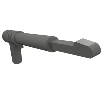 Weapon Spear Gun with Rounded Trigger and Thin Spear Base