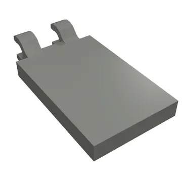 Tile Special 2 x 3 with 2 Clips [Thick Open O Clips]