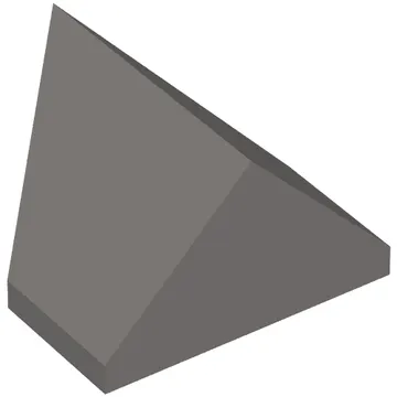 Brick Sloped 45° 2 x 1 Double / Inverted with Bottom Stud Holder