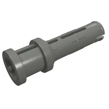 Technic Pin Long with Friction Ridges Lengthwise and Stop Bush [3 Lateral Holes, Big Pin Hole]