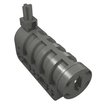 Launcher, Technic Competition Cannon, Round Bottom with Same Color Ends