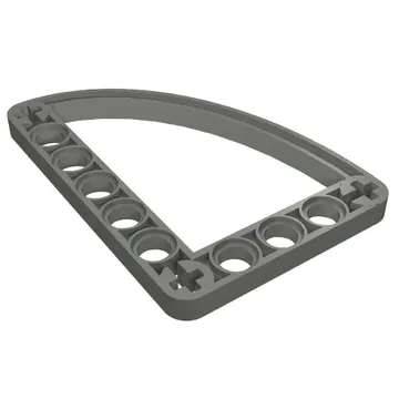 Technic Beam 5 x 7 L-Shape with Quarter Ellipse Thin