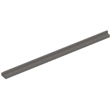 Vehicle Track, Train, Plain Rail Straight (no slots, no notches on end)