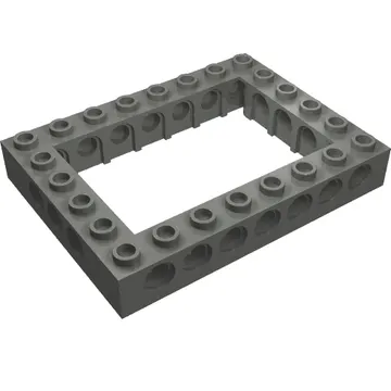Technic Brick 6 x 8 with 4 x 6 Opening