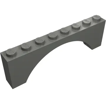 Brick Arch 1 x 8 x 2