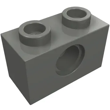 Technic Brick 1 x 2 [1 Pin Hole]