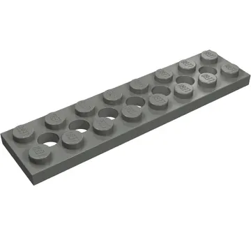 Technic Plate 2 x 8 [7 Holes]