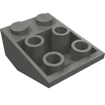 Brick Sloped Inverted 33° 3 x 2, No Connections between Studs, Ovoid Bottom Pin