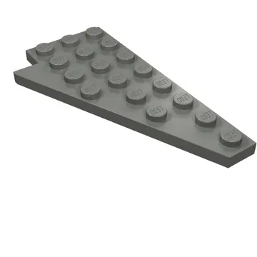 Wedge Plate 8 x 4 Wing Right with Stud Notch