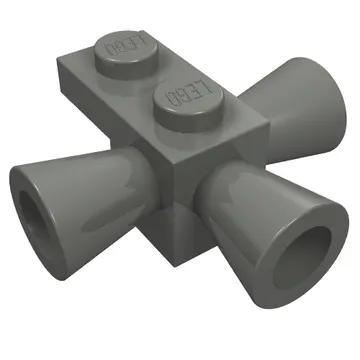 Brick Special 1 x 1 with 3 Speakers / Loudspeakers / Space Positioning Rockets
