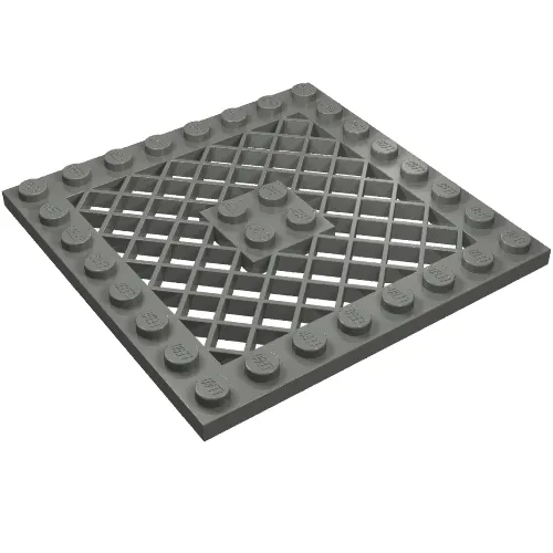 Plate Special 8 x 8 with Grille [Undetermined Center]
