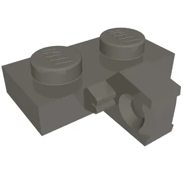 Hinge Plate 1 x 2 Locking with 1 Finger on Side, without Groove
