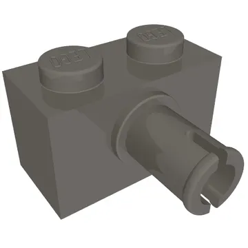 Brick Special 1 x 2 with Pin - Bottom Stud Holder