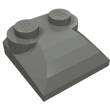 Brick Curved 2 x 2 x 2/3 Two Studs and Curved Slope End