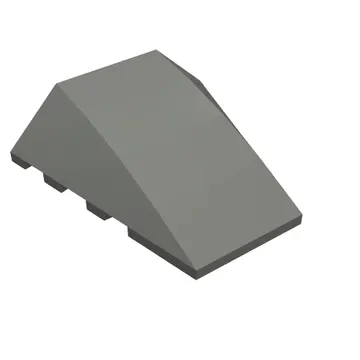 Brick Wedged, Curved 4 x 4 No Top Studs