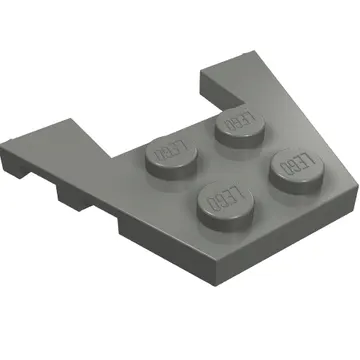 Wedge Plate 3 x 4 with Stud Notches
