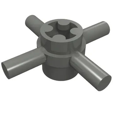 Technic Axle Connector Hub with 4 Bars at 90°