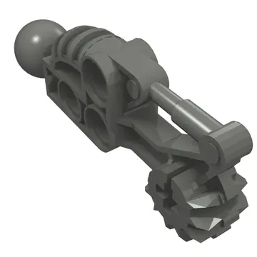 Large Figure Skeletal, Limb, with Ball Joint, and Gear with Axle Hole (Toa Hordika)