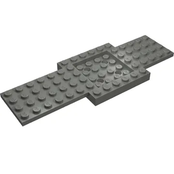 Vehicle Base 6 x 16 x 2/3 with 4 x 4 Recessed Center