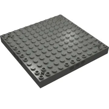 Brick Special 12 x 12 with 3 Pin Holes on Each Side and Axle Holes in Corners