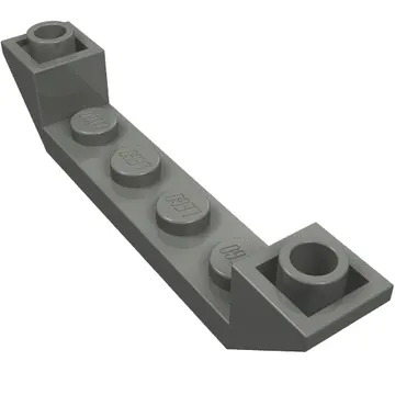 Brick Sloped Inverted 45° 6 x 1 Double with 1 x 4 Recessed