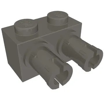 Brick Special 1 x 2 with 2 Pins, Square Pin Holes