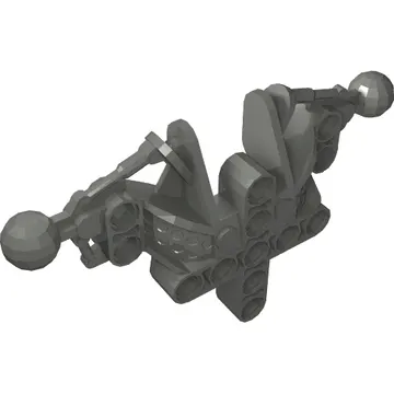 Large Figure Skeletal, Torso, Upper, with 2 Ball Joints (Toa Inika)