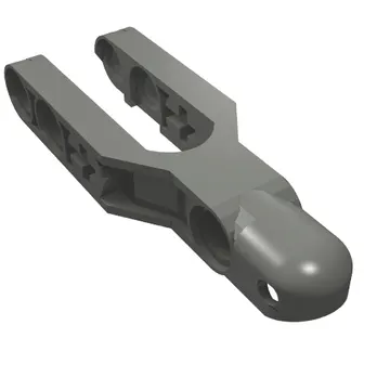 Technic Steering Arm 5.5 x 2 with Towball Socket Rounded, Chamfered