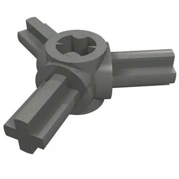 Technic Axle Connector Hub with 3 Axles at 120°